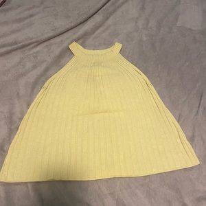 2X light yellow Anthropologie top